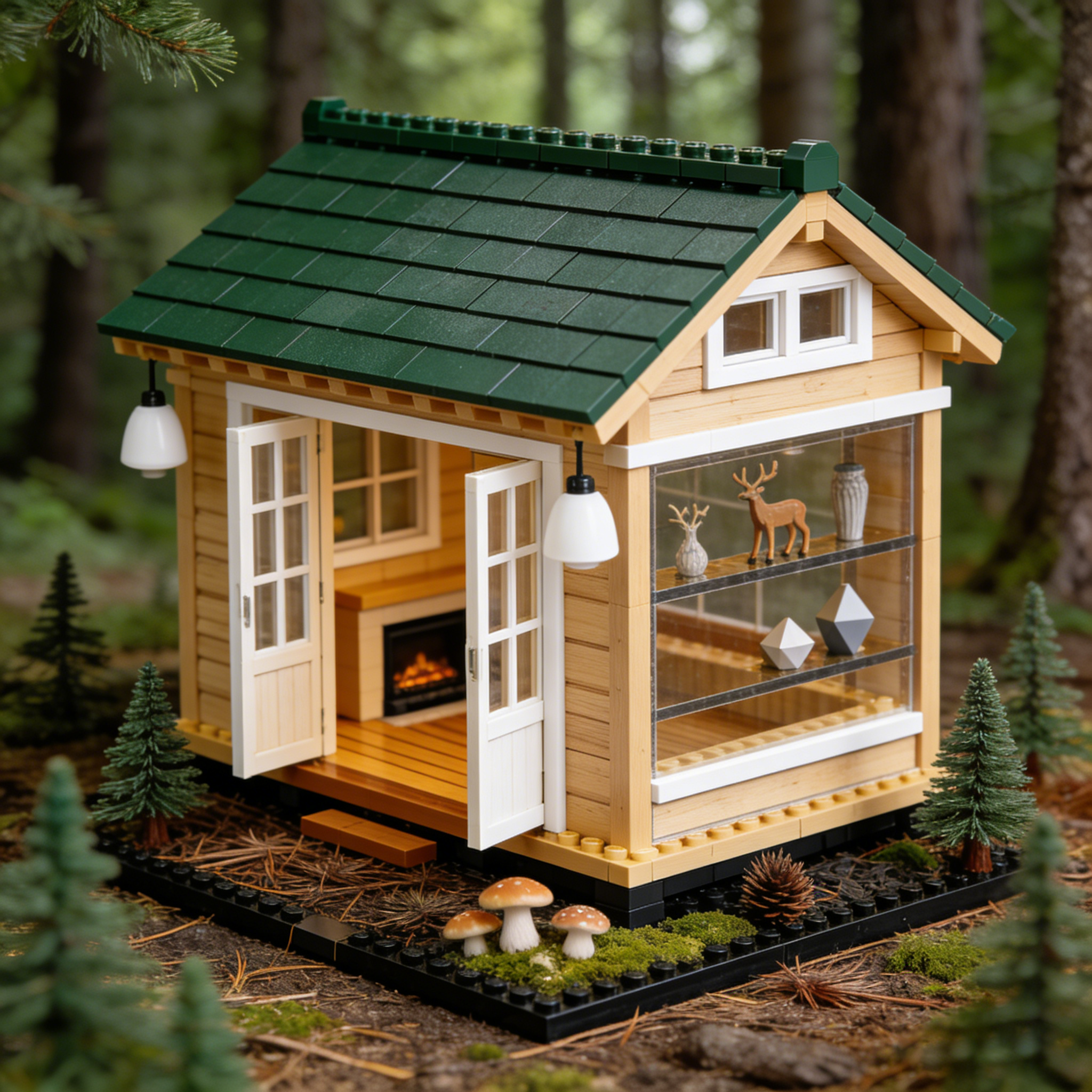 Woodland Escape Cabin Building Set
